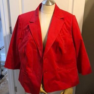 Red blazer